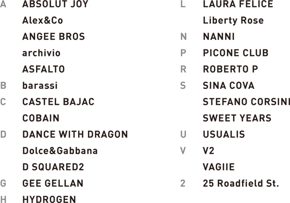 取扱いブランド